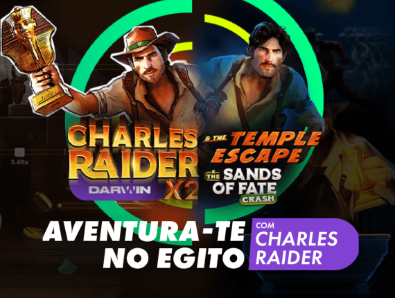 Charles Raider: Crash Games para os fãs do Egito